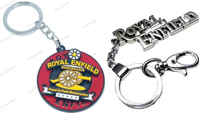 kd collections 418A-466-Rotating Spinner Bike Hook Keychain Compatible with Royal Bullet Bikes Key Chain