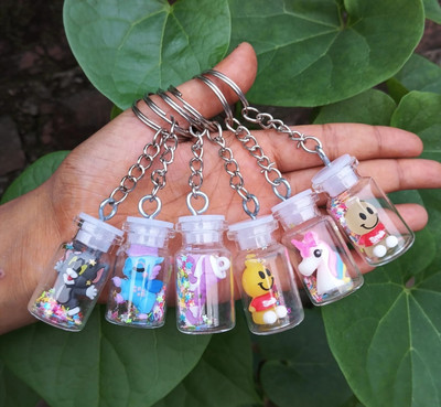 DIV PACK 06 KEY CHAIN Glass toy Key Chain