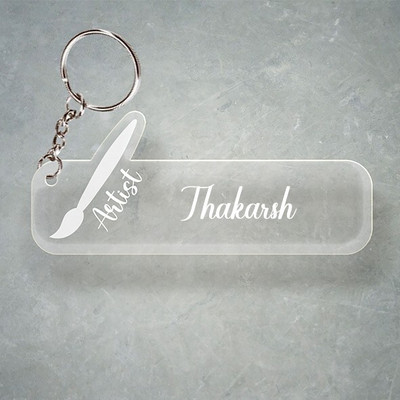 SY Gifts D2 Artist Keychain With Thakarsh Name Key Chain