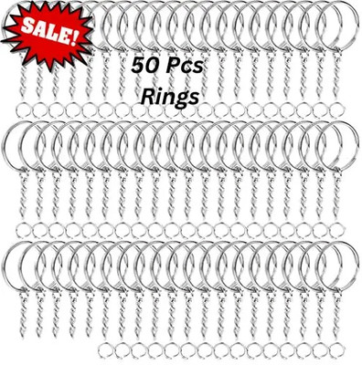 ARSCART metal ring pack of 50pc Key Chain