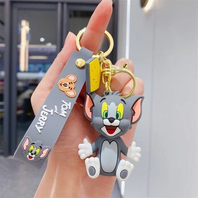gtrp tom and jerry Premium 3D Rubber Figure | Suitable to use as Bag-New553 Key Chain