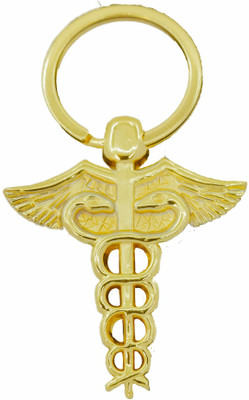 Shri R K Dr Symbol in golden colour Key Chain