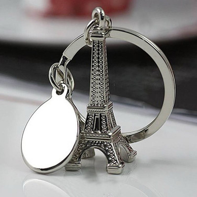 SRG Famous Eiffel Tower Keychain Metal Keychain Key Chain