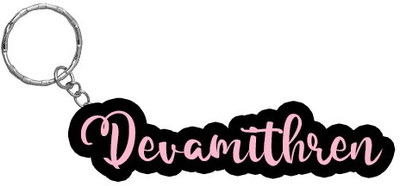 SY Gifts BPK Devamithren Name Keychain Key Chain