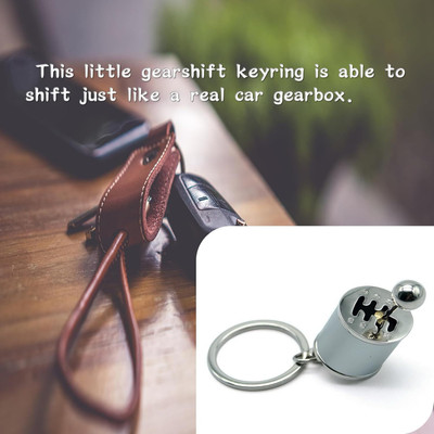 gtrp Gear Transmission Fidget Keychain Creative Auto Part Model Six-Speed 105 Key Chain
