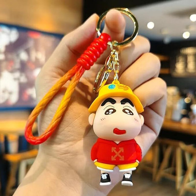 GINOYABROTHERS Cute Cartoon Keychain Silicone Unbrekable 3D Character Keyring for Kids Key Chain