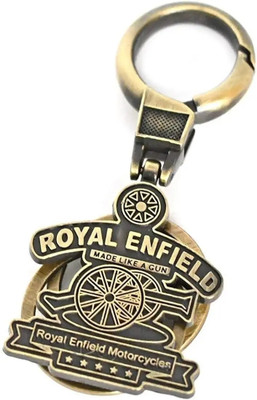 GSV Premium Metal Made Like A Gun Antique Hook Keychain RE for Men Car Bike Key Ring Key Chain