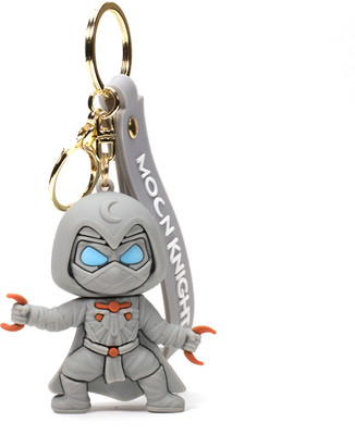 Daiyamondo Super Hero Moon Night Silicon 3D Rubber Keychain For Bag Charm Bike Car Keychain Key Chain