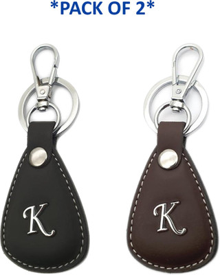 VS Club COMBO_K_LETTER_KEYCHAIN_BLACK_BROWN Key Chain