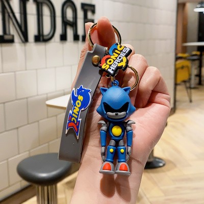 GINOYABROTHERS Cute Cartoon Keychain Silicone Unbrekable 3D Character Keyring for Kids Key Chain