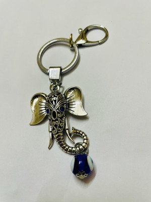 BBG NEW_Trendy Evil Eye Ganesh Ji premium quality m etal najar battu keychain Key Chain