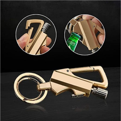 RHONNIUM Great Kerosene Refillable Lighter-Gold FL-31 Cigarette Lighter(Gold)