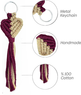 ePrashast Hand-woven Cotton Thread Key Chain
