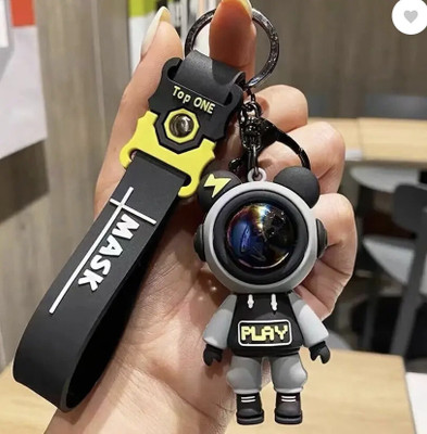 travooz Space Astronaut Keychain Pilot Bear Strap Keychain Keyrings Creative Cool Cute Key Chain