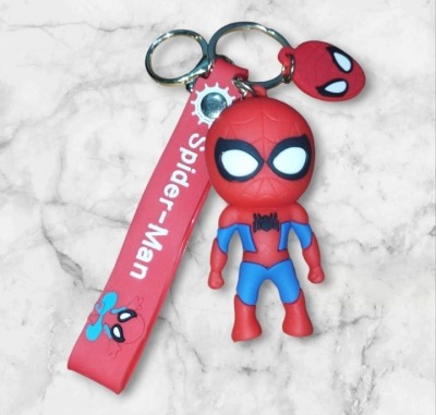 NUT E MONKEY Amazing spider man avengers in action 3d rubber key chain Key Chain