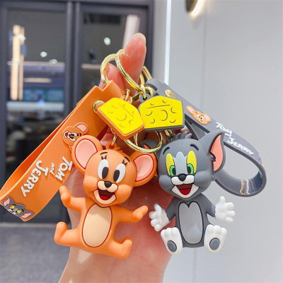gtrp keychain-Tom and Jerry Cartoon Anime Figure PVC Doll Key Key Chain