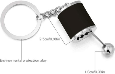 gtrp Gear Transmission Fidget Keychain Creative Auto Part Model Six-Speed 51 Key Chain