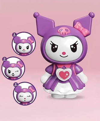 pap Kuromi Expression Changeable Toy Key Chain