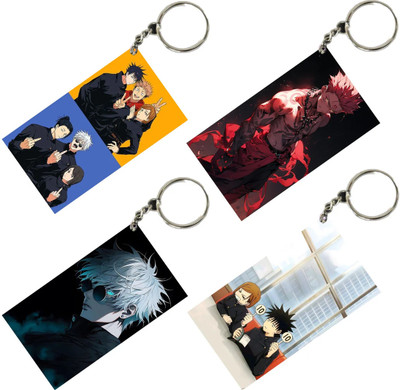MITTRA JUJUTSU KAISEN Anime Unique Style 4 pcs Combo Key Chain