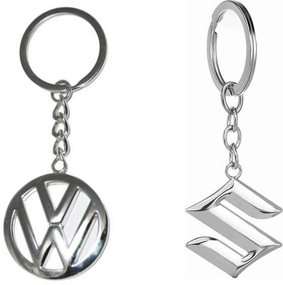 GSV SuzukiVolkswagen Logo silver Keychain keychain_J1038 Key Chain