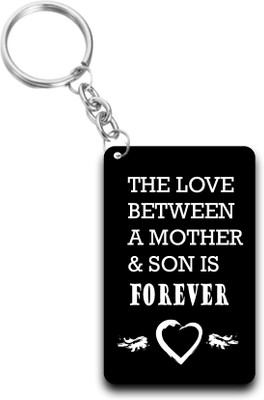 Rhymax Love Between Mom and Son is Forever Key Chain