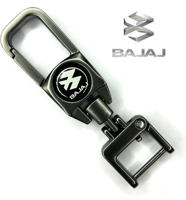FLAMBE Bajaj Bike Scooty Fob Premium Metal body Keychain Key Chain