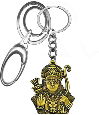 KV Fashion Jai Shree Ram Metal Key Ring With Hook Keychain KV-002 Key Chain