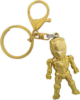 MGP FASHION Golden Iran Man With Hook Fully Metal New Design Home Office Car Bike Keyring Key Chain