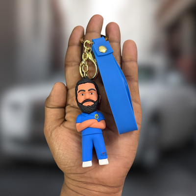 salvusappsolutions Cricketer Keyring/Keychain with strap Key Chain