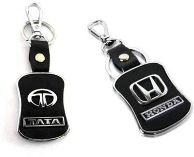 GSV TataHonda logo Leather hook Keychain leather keychain_J1099 Key Chain