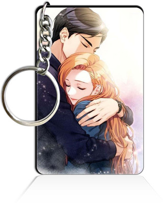 Party Gift Printed Wooden Rectangle Hero key ring Keychain PGRQ255KY (153) Key Chain