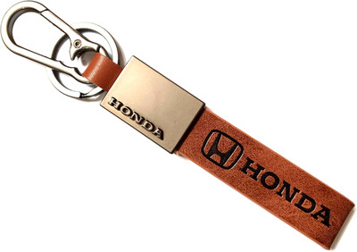 Honda PREMIUM LEATHER KEYRING CITY | WR-V | JAZZ | AMAZE | HR-V | CIVIC | ElevateCAR Key Chain