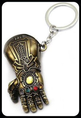 gtrp Trendy-Thanos Infinity Gauntlet Keychain (Gold) Key Chain