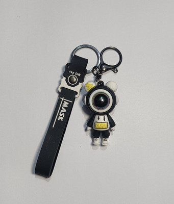 Keychain Astronaut (Black & White) Key Chain