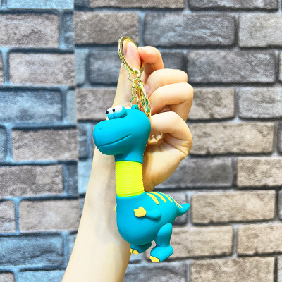 MT BROTHERS Cute Cartoon Characters Keychain Set with Foldable Neck Keychain. Key Chain