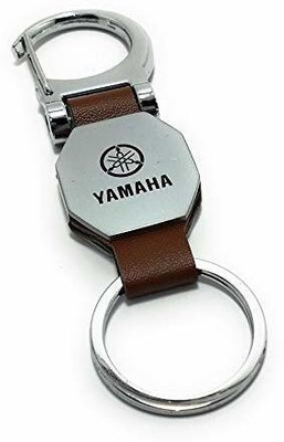 FLAMBE New Preium Leather Metal Hook Locking Keychain Key Chain