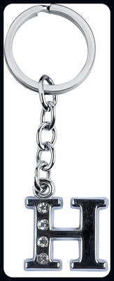 Meeko.com Letter H stylish Alphabet Key Ring 05H-A Key Chain
