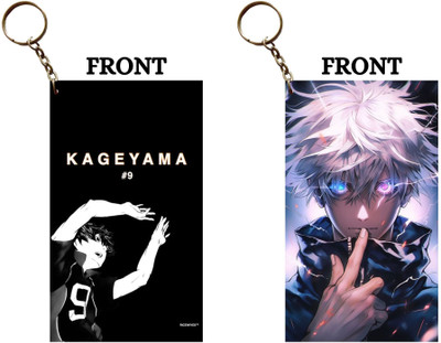 Hariyaali Enterprises LLP KAGEYAMA NUMER 9 STAR PLAYER X GOJO GORGEOUS EYES Unique Style 2 pcs Combo Key Chain