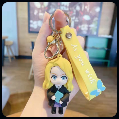 gtrp Keychains Cartoon Characters PVC 3D School bag-A Key Chain