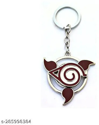 Verity Naruto Leaf Village Symbol ROTATING Logo Keyring Metal Key Chain Key Chain