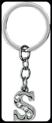 gtrp Trendy-Alphabet-Letter-S-Metal-Keychain Key Chain