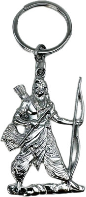 Buko Jai Shree Ram Double-Sided Metal Keychain Bhagwan Series Collection Anti-Rust Key Chain