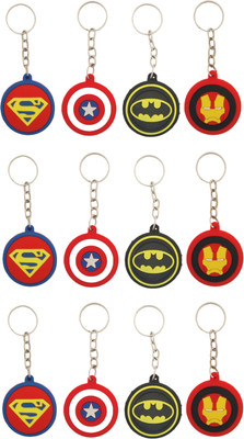 Newview 12 AVENGERS RUBBER KEYCHAIN Key Chain