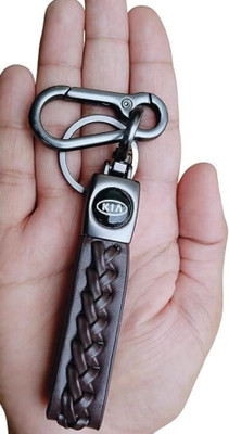 JAINSON MARTIN Car Logo Strip Leather Keychain Key Chain