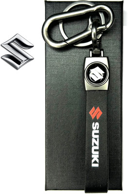 Royal galaxy suzuki Car and Bike leanther Belt Keychain Key Chain
