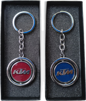 JNV Metal Keychain Compatible With KTM Bikes (Pack Of 2) Key Chain