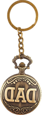gtrp key Chain-Antique Vintage Dad Theme Pocket Watch Key Chain Key Chain