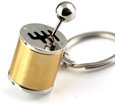 SHRI JI Premium Car Manual Gearbox Gear Head Metal Keychain Key Chain