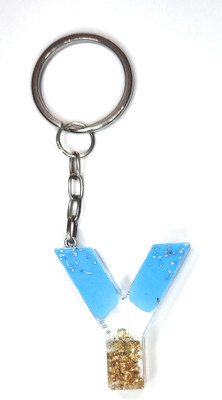 Swasti RESIN SKY BLUE KEYCHAIN-Y Key Chain