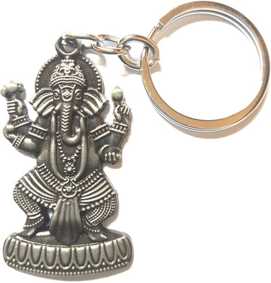 MISMIL Lord Ganpati Ganesh standing pose Metal Key Chain